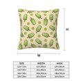 thumbnail image 2 of Throw Pillow Covers, Kiwi ice cream Soft Square Pillow Cases with Invisible Zipper for Couch Bed Sofa, Farmhouse Fall Home Decor 12"x12", 2 of 7