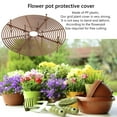 thumbnail image 6 of Yucurem 19/30cm Plant Pot Grid Universal Pot Soil Guard Cover for Home Gardening Supplies (30cm coffee), 6 of 6