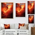 thumbnail image 4 of Designart "Christian Pentecost Fiery Display" Christianity Floater Framed Wall Decor, 4 of 5
