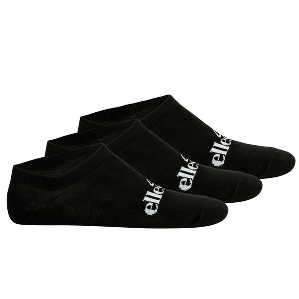 ellesse unisex sneaker calcetines FRIMO, 3 pares - No Show Socks, Sport, Logo Negro 40-43