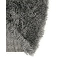 thumbnail image 4 of Marilyn Monroe Opulence Shag Collection Area Rug - Silver Screen (5' 3" Round Slate), 4 of 10