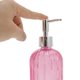 thumbnail image 3 of Dispensador de Jabón Vertical de Rayas Duradero 1 Pc 13.53oz Rosa Tono Plateado, 3 of 6