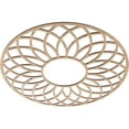 thumbnail image 2 of 30"OD x 10 1/4"ID x 1/4"T Cannes Wood Fretwork Pierced Ceiling Medallion, Alder, 2 of 3