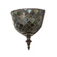 thumbnail image 7 of Meyda Tiffany - 175197 - One Light Wall Sconce - Tiffany Fishscale - Mahogany Bronze, 7 of 7