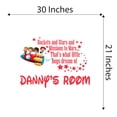 thumbnail image 4 of Custom Name Little Boy's Dream Missions to MarsWall Decal Decoration Mission to Mars Lively Space Space Quotes Decorating Ideas for Child's Bedroom Size: 30 In(W) x 21 In(H), 4 of 5
