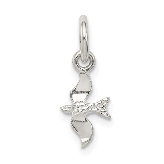 925 Sterling Silver Bird Charm Pendant