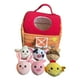 thumbnail image 4 of Animales de granja de peluche, juguetes de peluche, adorables mini animales de granja de peluche, juego de juguetes para niños, regalos de cumpleaños Estilo B, 4 of 8