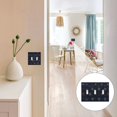 thumbnail image 7 of Yayeee Toggle Light Switch Wall Plate 2-Gang 4.56"x4.48" Decorative Outlet Cover, Starry Night Pattern, 7 of 7