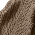 thumbnail image 6 of Gubotare Boys Cardigan Sweater Full Zip Knitted Thicken Coat Soft for Fall Winter Size 9-10 (Coffee,9-10 Years), 6 of 6