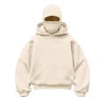 thumbnail image 6 of Kids Hoodie Buil𝐭 In Balaclav𝐚 Unisex Boys Girls Balaclav𝐚 Hoodies Sweatshirts Double Layer Windproof Warm Y2𝐊 Clothes, 6 of 9