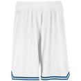 thumbnail image 3 of Holloway Sportswear S Retro Basketball Shorts White/Royal 224077, 3 of 5