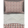 thumbnail image 3 of Retro Comforter & Sham Bedding Set, Nostalgic Old Fashioned Polka Dots Inner Circles Colorful Geometrical Concept, 3 pcs Duvet Set Microfiber Filling Quilt, 5 Sizes, Multicolor, by Ambesonne, 3 of 4