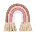 thumbnail image 2 of Macramé íris colgante de pared para habitación de bebé habitaciones coloris 5,51x5,91 pulgas tapiz cuer borla decoración del A Colco tapiz de arco iris de macramé, 2 of 8
