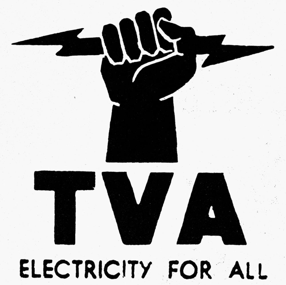 New Deal Tva Symbol Nsymbol Of The Tennessee Valley Authority