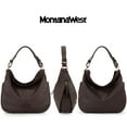 thumbnail image 6 of Montana West Hobo Bags for Women Shoulder Purses and Handbags, Coffee, 6 of 6