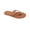 Tan, variant on Women's Flat Sandals - Cute and Comfy Dress Sandals for Everyday Wear