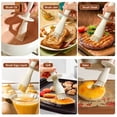 thumbnail image 7 of Glass Kitchen Oil Dispenser Bottle Integrated Silicone Basting Brush For Cooking Grilling And Frying Applications, 7 of 7