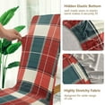 thumbnail image 5 of Yayeee 2 Pack Dining Chair Covers Stretch Parson Chairs Slipcovers Seat Protector, Vibrant Red Tartan Pattern, 5 of 6