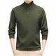 thumbnail image 1 of pstuiky Camisas de manga larga de invierno para hombre, Camisa informal de manga larga con cuello alto y botones de color liso para hombre camisetas de hombre xxl, 1 of 4