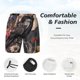 thumbnail image 3 of Fotbe Moonlit Crow Blossoms Traje de Baño para Hombre – Shorts de Natación de Secado Rápido con Forro y Bolsillos-Large, 3 of 6