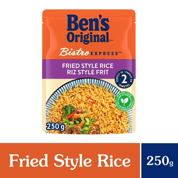 BEN'S ORIGINAL BISTRO EXPRESS riz style frit, riz d'accompagnement, sachet de 250 g La perfection à tout coupMC