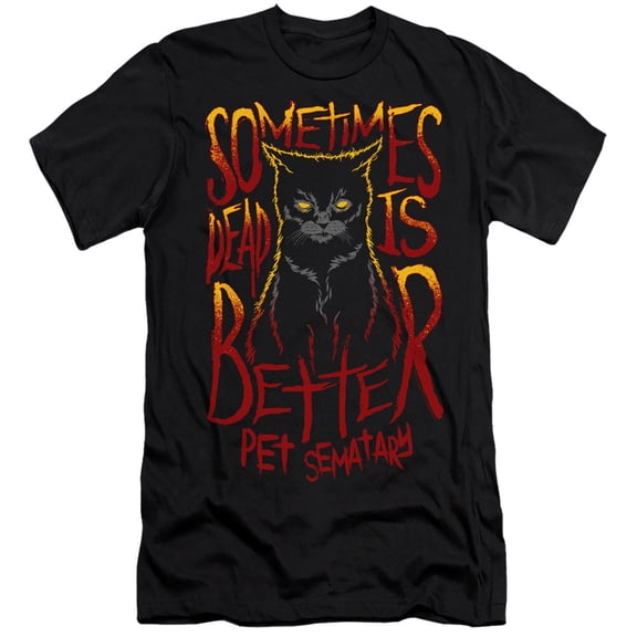 Pet Sematary Dead Is Better Adult 30/1 T-Shirt Black