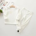 thumbnail image 1 of Pijamas de algodón para niños y niñas, ropa de dormir de color sólido, trajes de Navidad, otoño, 1 of 4