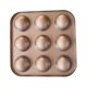 thumbnail image 1 of Ounissouiy Molde antiadherente para pasteles, molde de media bola de acero al carbono, bandeja para hornear para postres de Chocolate, helado, 12 Herramientas y accesorios para hornear 9 hemisferio, 1 of 6