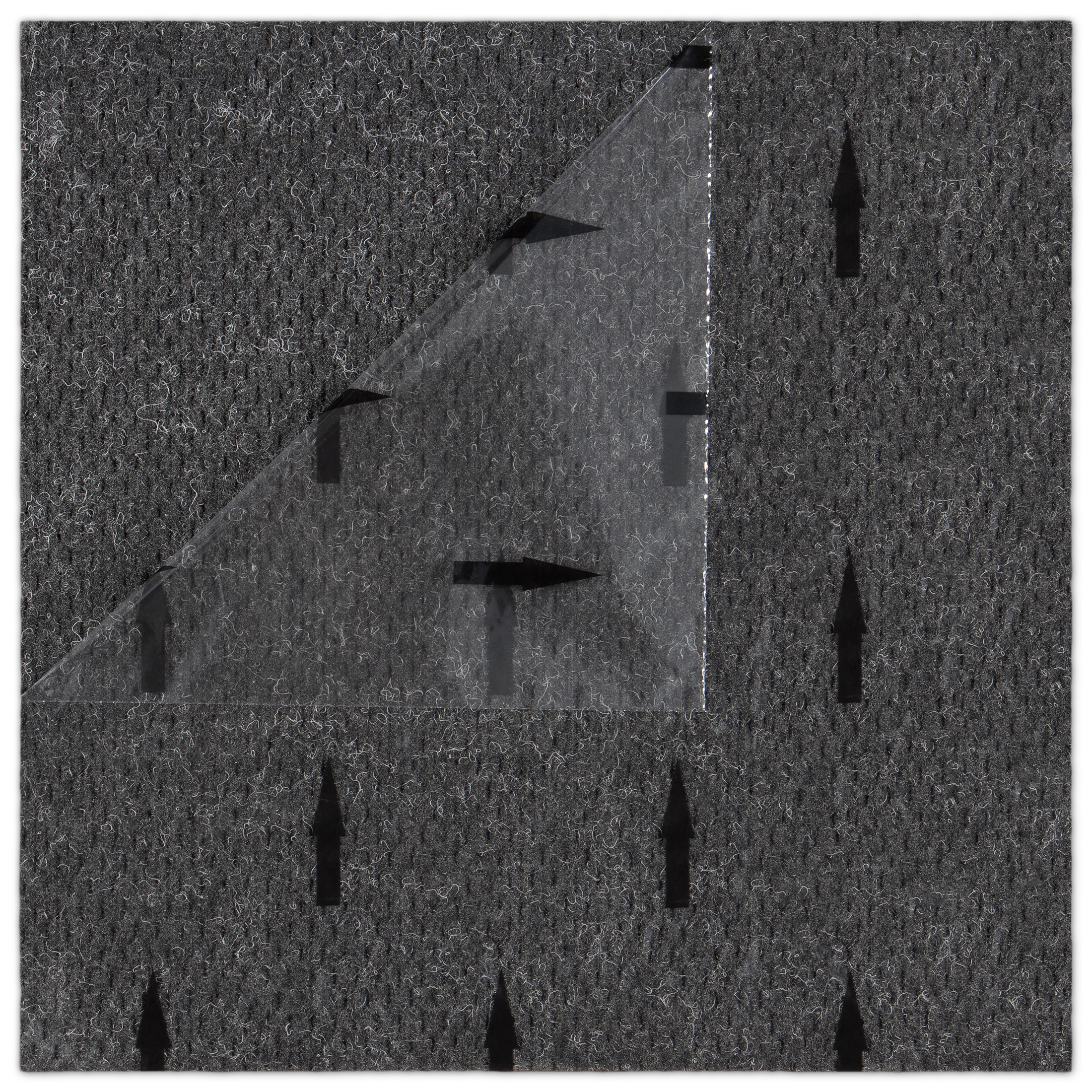Boone Hobnail Anthracite Peel-and-Stick Carpet Tiles for Easy DIY Installation 10 Tiles Per Box