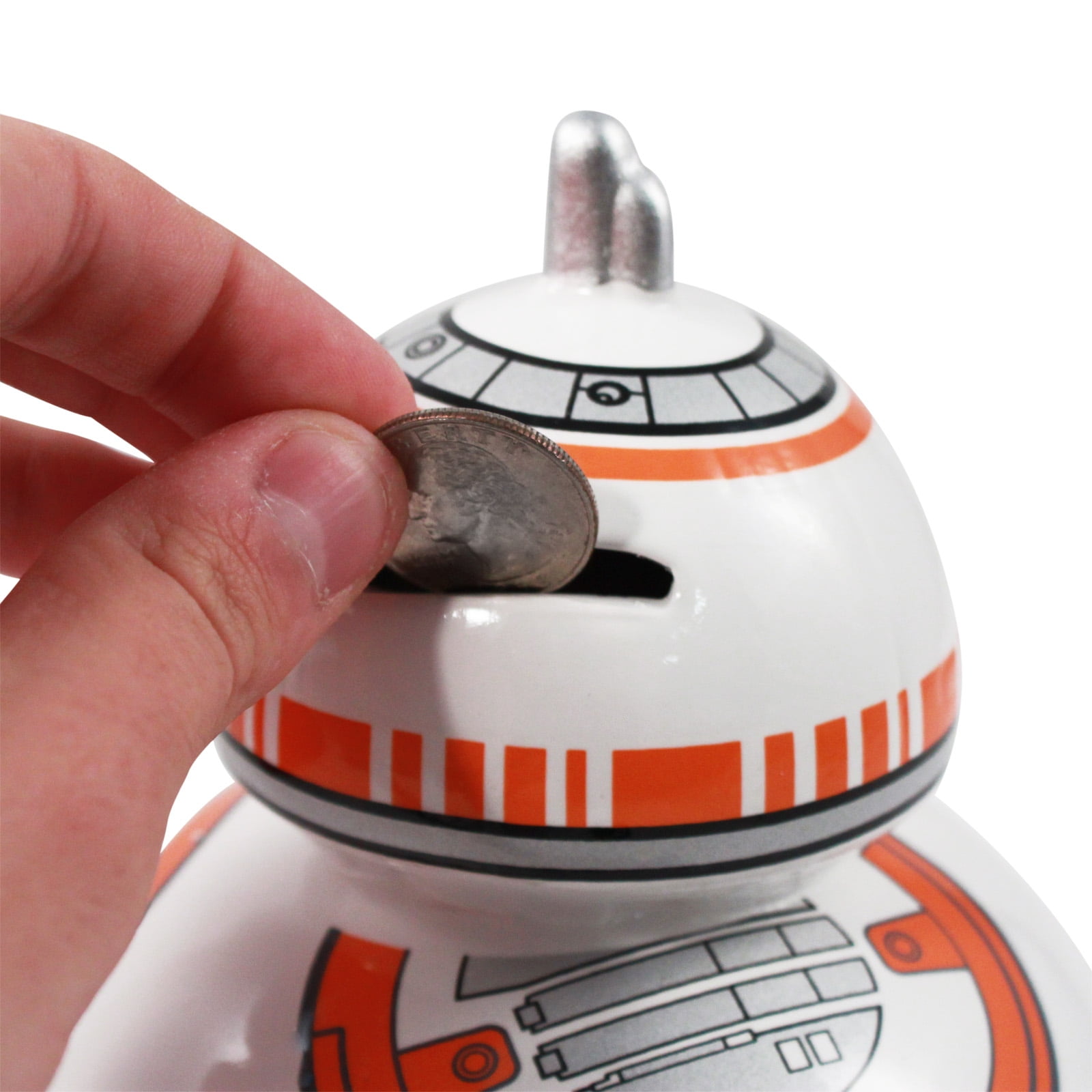 Star Wars Force Awakens BB8 Ceramic Coin Saving Piggy Bank