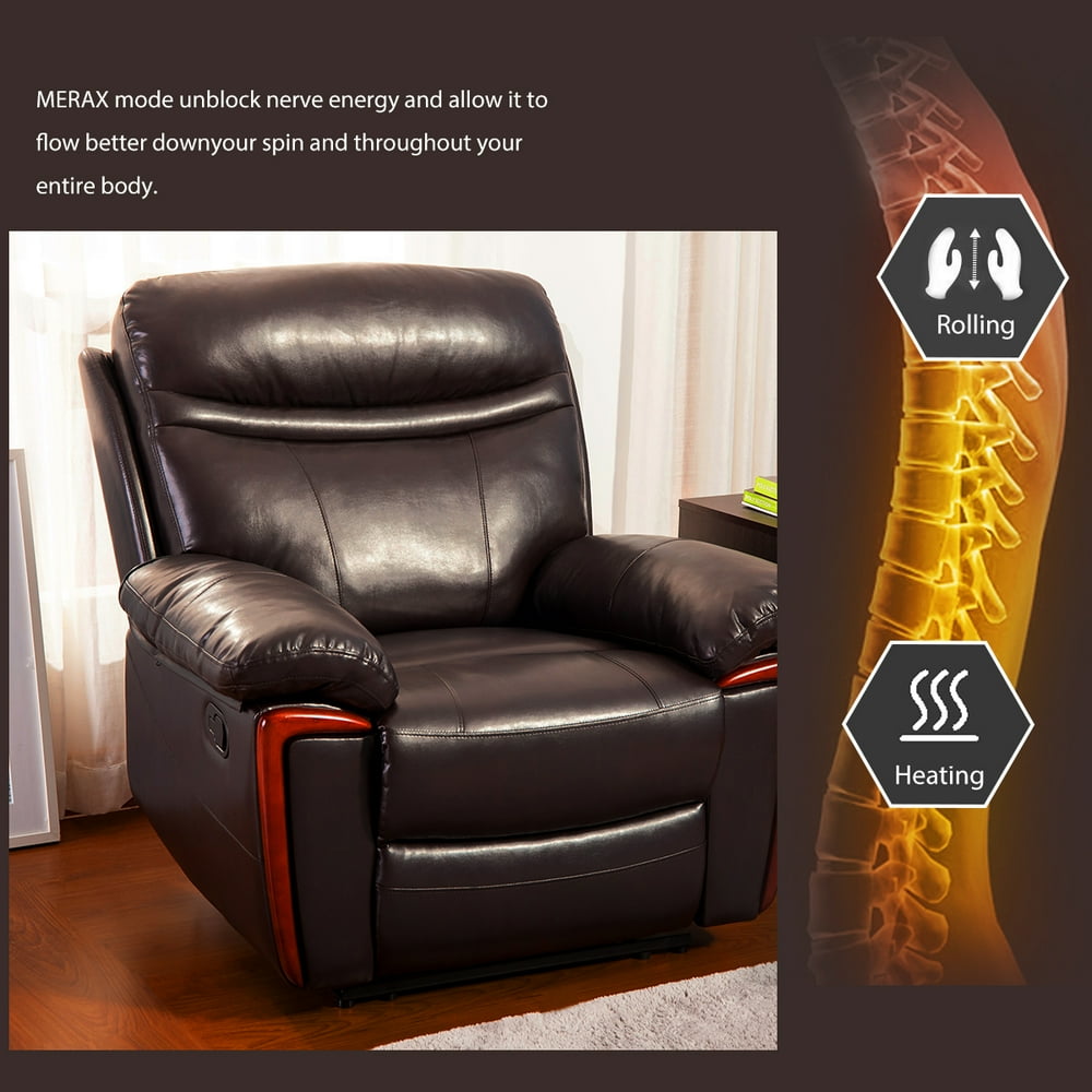 Massage Recliner Chair with Remote Control with 8 Vibration Motors