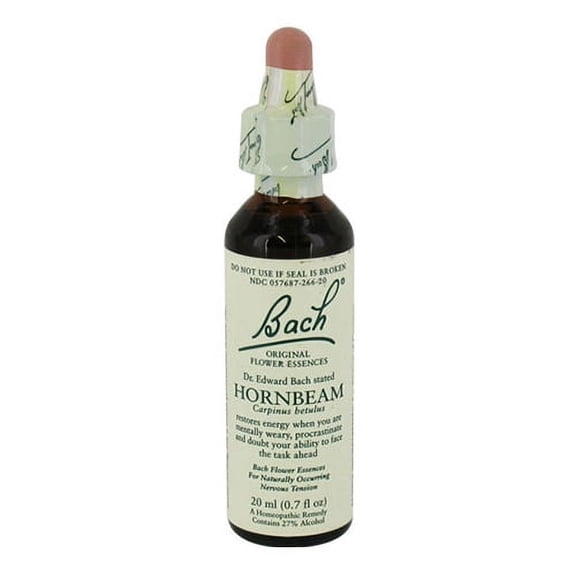 Bach Original Flower Essences For Nervous Tension, Hornbeam 0.7 Oz