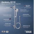 thumbnail image 2 of AWAKEN G110 DELUXE HANDSHOWER KIT, 2 of 2