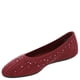 thumbnail image 4 of Zapatillas de ballet Skechers Cleo 2.0-Glitzy Daze para mujer, color rojo, talla 8, 4 of 6