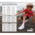 thumbnail image 5 of Camiseta PUMA con cuello redondo para hombre, paquete de 3, blanca, 5 of 5