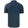 thumbnail image 3 of Men's Cutter & Buck Heather Navy San Diego Padres Big & Tall Cooperstown Collection Forge Eco Stretch Recycled Polo, 3 of 3