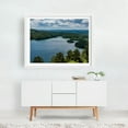 thumbnail image 3 of Raystown Lake From Hawn's Overlook - Hesston Pennsylvania Photography Lake Scenic Nature Landscape Water Forest Wilderness White Framed Wall Art Print 12 x 16 inches, 3 of 4