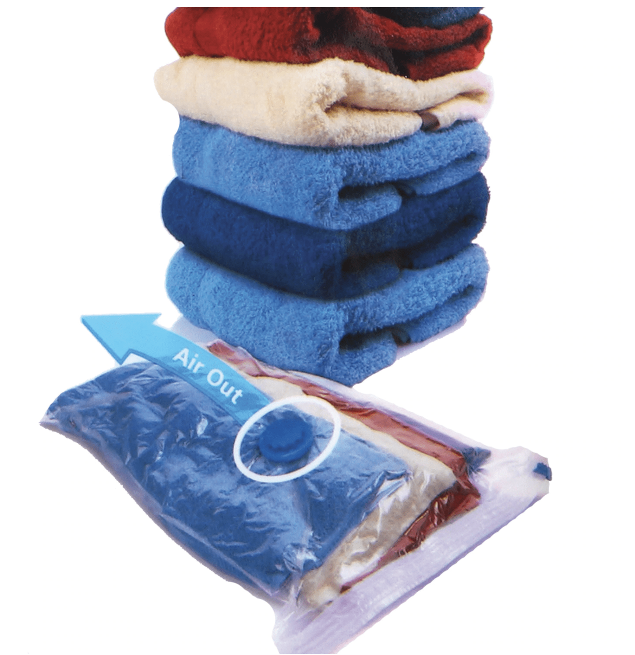 Vacuum Storage Bags L Size Great for Storage Pillows, Bedding, Clothing
