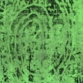 thumbnail image 1 of Ahgly Company Indoor Square Abstract Green Modern Area Rugs, 5' Square, 1 of 4