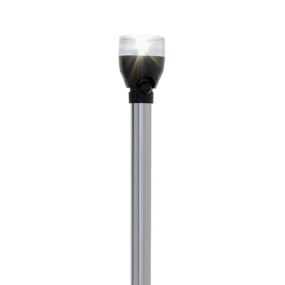 Attwood LED Articulating All-Round Boat Light, 48-Inch Aluminum Pole