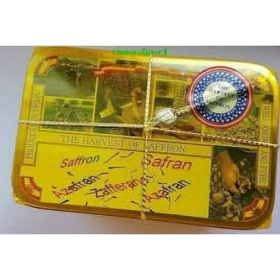 Spanish Saffron Threads 1 oz (28g) – 100% Pure Premium Spice in Large Tin | Product of Spain