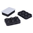 thumbnail image 3 of 2 uds 6 rejillas bandeja para cubitos de hielo molde para hacer cubitos de hielo silicona antiadherente para accesorios de cocina DIY ANGGREK  Otros, 3 of 8