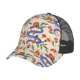 thumbnail image 6 of Lsque Snake Printed Trucker Hat - Baseball Cap for Men Women - Breathable Mesh Side, Adjustable Fit - for Casual Wear, 6 of 7