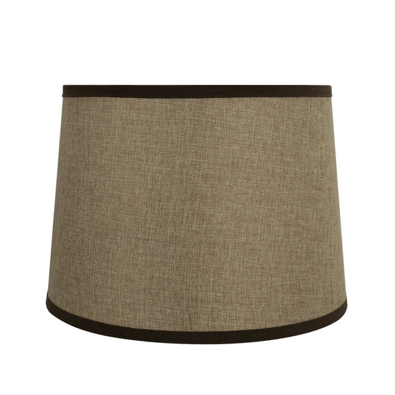 Aspen Creative 32324 Transitional Hardback Empire Shaped Spider Construction Lamp Shade in Straw Yellow, 14" wide (12" x 14" x 10")