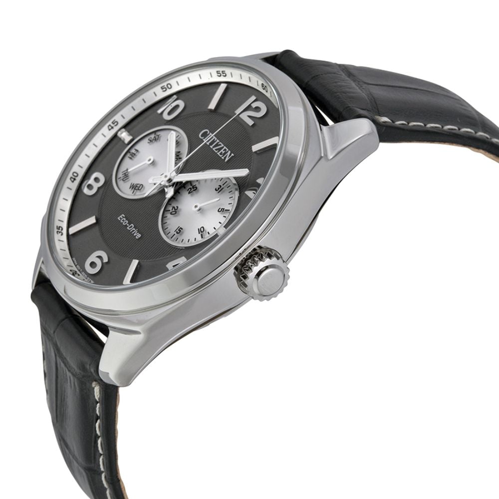 Citizen Men's Eco-Drive Strap Watch with Grey Dial AO9020-17H