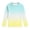 Z3-Light Blue-mkosplrt kids sun shirts, variant on MKOSPLRT 3-14Y Boys Girls Long Sleeve Rash Guard Ombre Gradient Sun Protection Quick Dry Swim Shirt for Beach