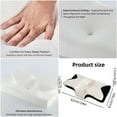 thumbnail image 2 of Ergonomic Cervical Support Memory Foam Pillow – Neck Pain Relief, Non-Collapse Design for Home & Travel Gray, 2 of 7