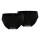 thumbnail image 2 of GÖTZBURG Calzoncillos para hombre, pack de 4 - X-lastic, ropa interior, pantalón, logo, color sólido Blanco/negro XXL (2X-Large), 2 of 3
