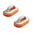 thumbnail image 1 of Oleegame 2PC Cleaning Brush Sponge Kitchen Pot Brush With Handle Reusable And Washable Eraser Cleaner Rust Removal Tool Sink Pot Dish Scrubber Bathroom Decontamination Cleaning Brush White, 1 of 2