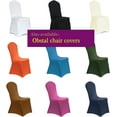 thumbnail image 6 of Stretch Spandex Dining Room Chair Covers \u2013 Set of 4 Universal Removable Washable Chair Seat Slipcovers Protector for Kitchen, Ceremony, Wedding, Banquet, Hotel and Party, 6 of 6